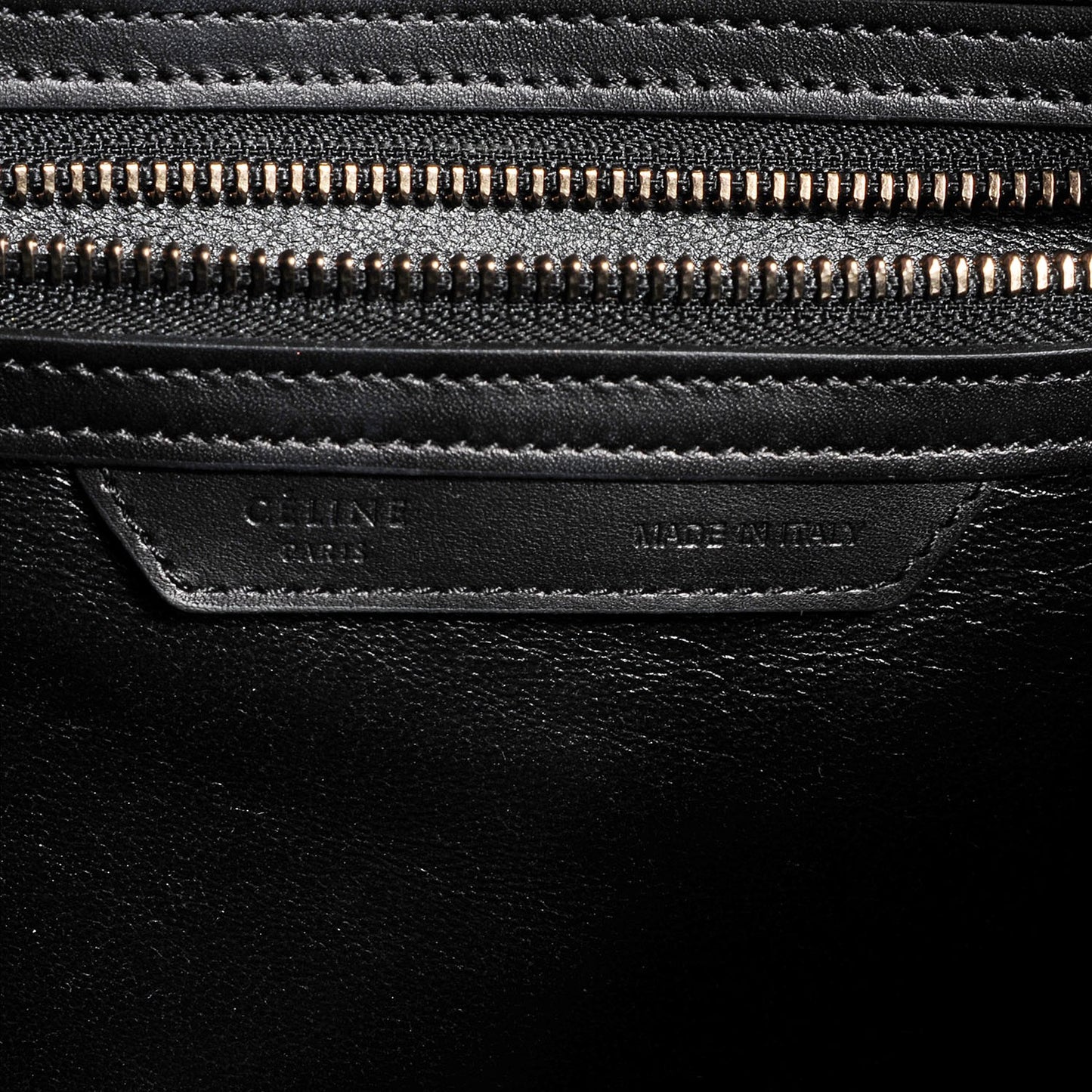 Smooth Calfskin Felt Micro Tri-Color Luggage Indigo