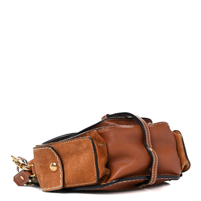 Chloe Calfskin Suede Small Jodie Camera Bag Caramel 4 of 29