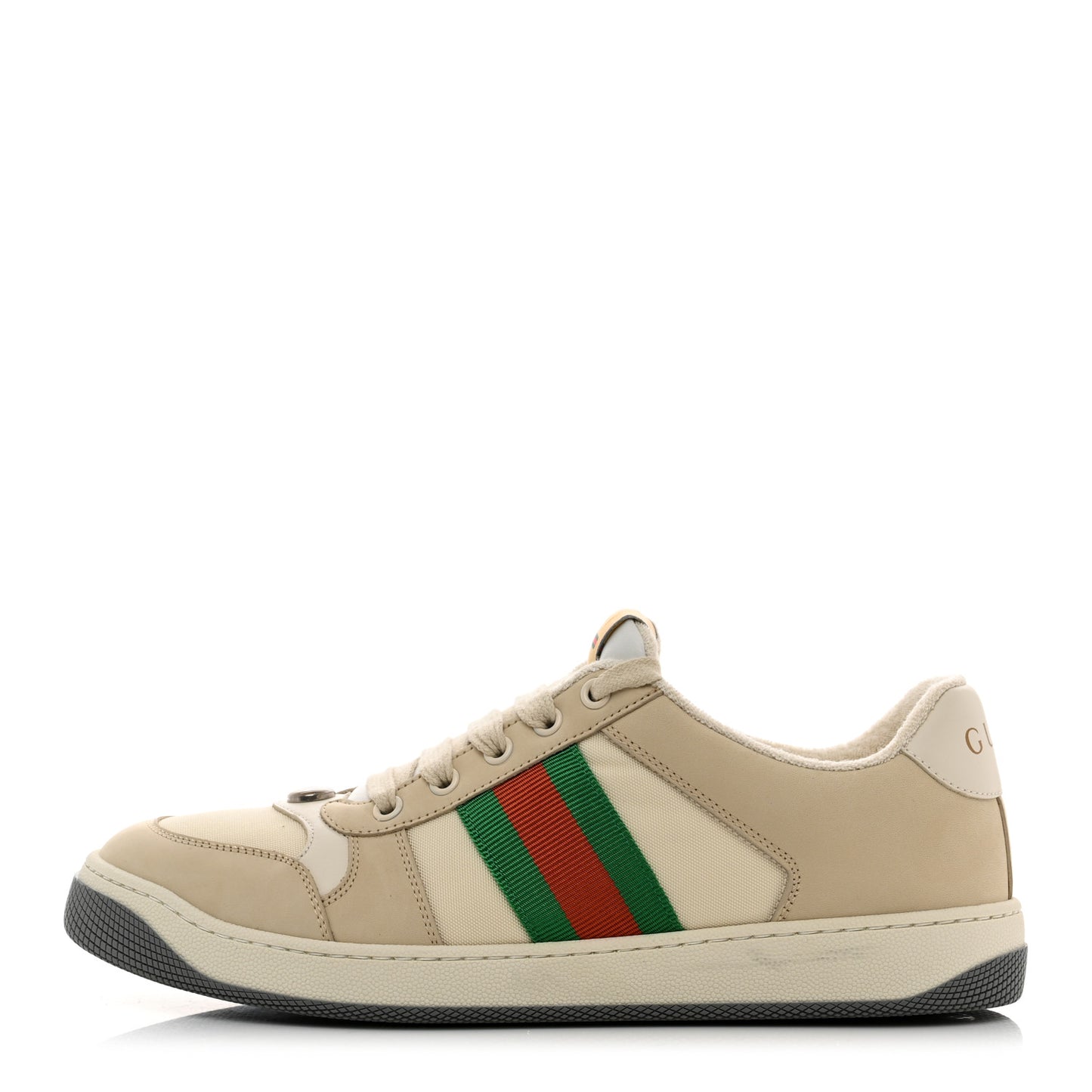 Nylon Nubuck Web Womens Screener Sneakers 40 Mystic White Dusty Milk