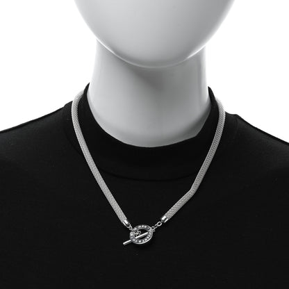 Tiffany Sterling Silver Somerset Mesh Toggle Necklace 2 of 4