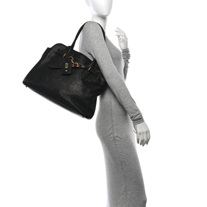 Miu Miu Nappa Medium Aventure Bag Black 2 of 14