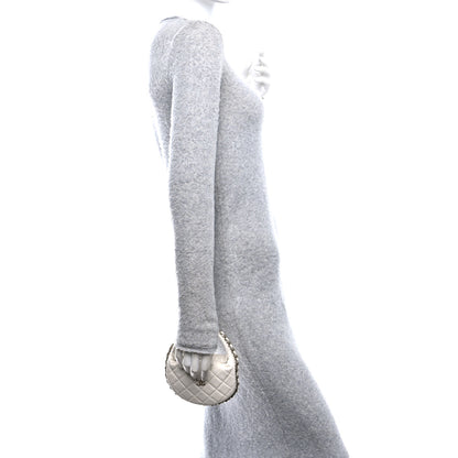 Chanel Lambskin Quilted Chain Around Pouch White 2 of 10