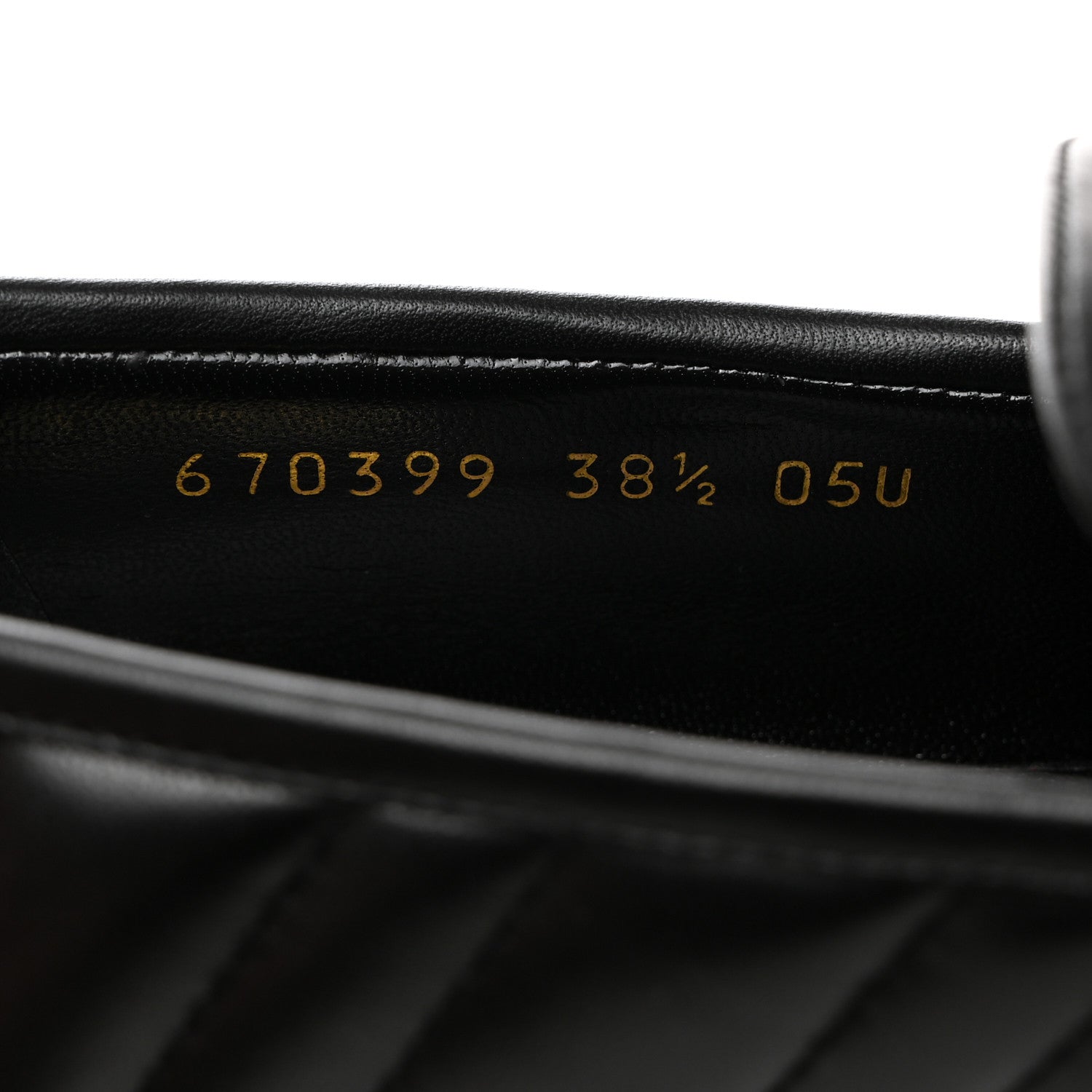 Gucci Nappa Matelasse Double G Marmont Loafers 38.5 Black 7 of 9