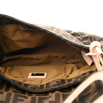Fendi Zucca Cuoio Lucido Small Chef Shoulder Bag Tobacco Bois de Rose 5 of 15