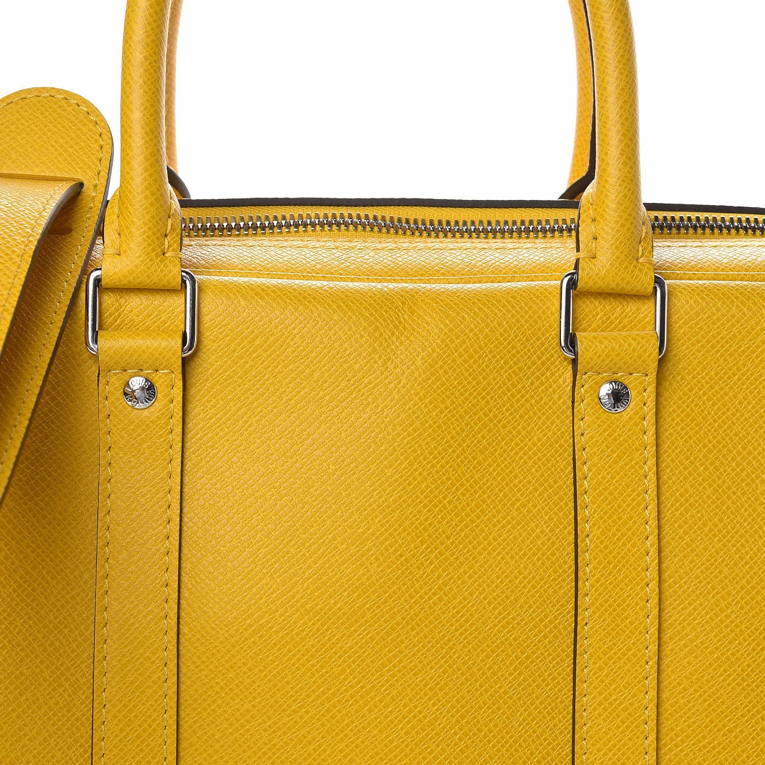 Louis Vuitton Taiga Porte Documents Voyage PM Yellow Altair 7 of 10