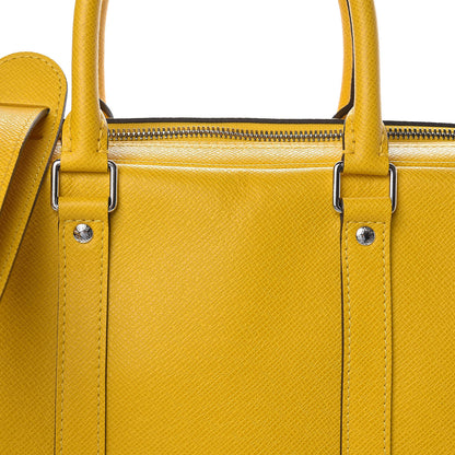 Louis Vuitton Taiga Porte Documents Voyage PM Yellow Altair 7 of 10