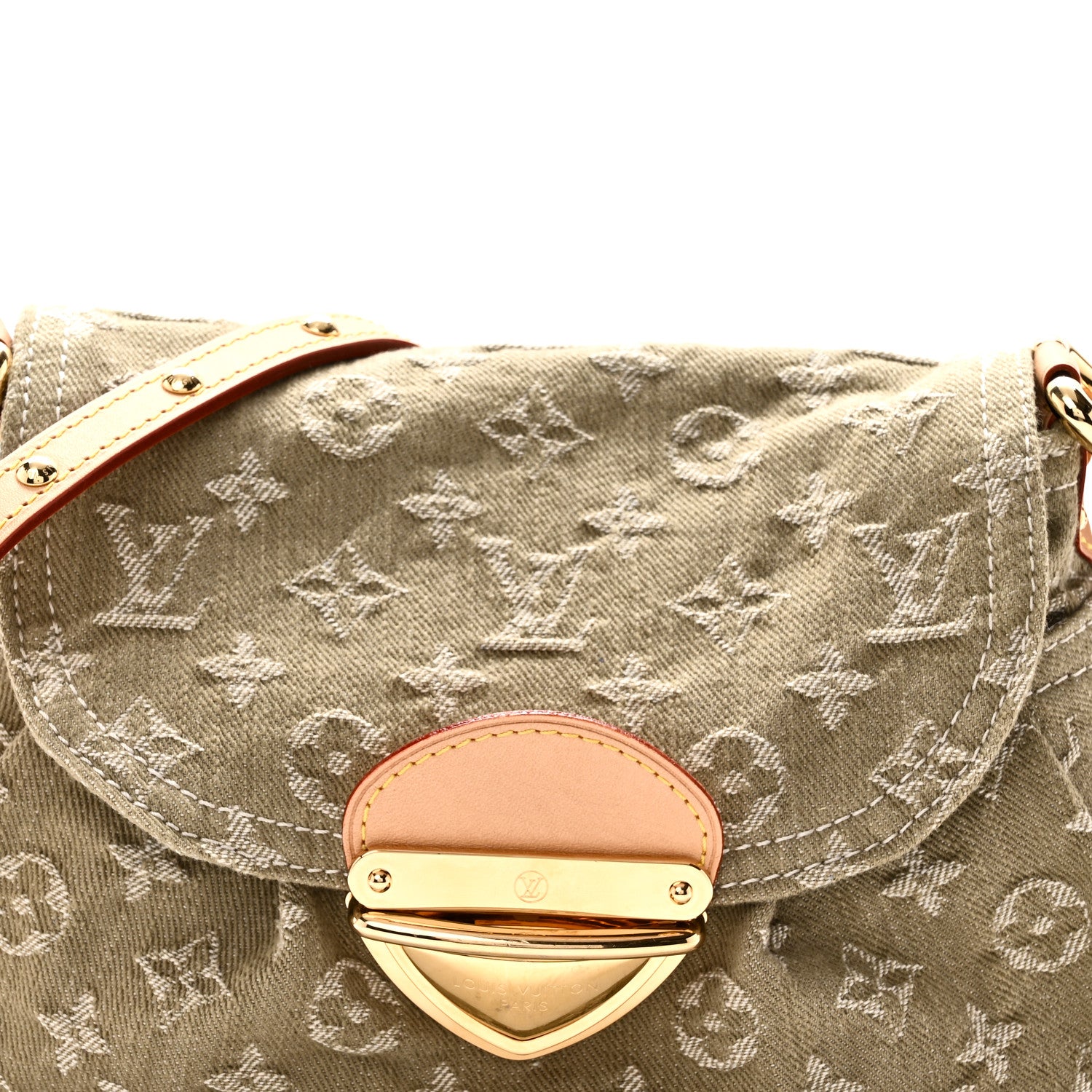 Louis Vuitton Monogram Denim Sunset Khaki 7 of 9