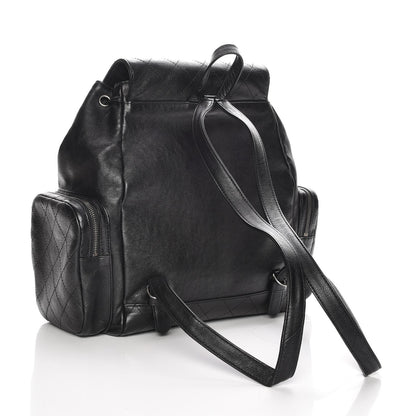 Chanel Grained Calfskin Pocket Backpack Black 3 of 7