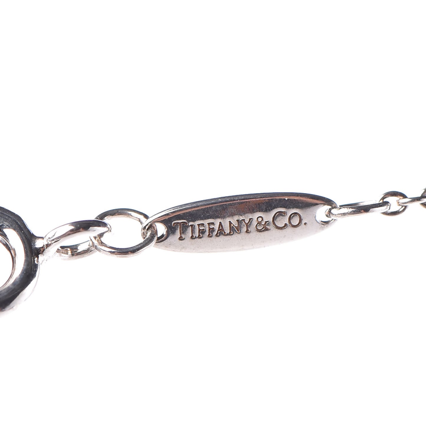 Sterling Silver Diamond .21ctw Elsa Peretti Diamonds by the Yard Seven Station Necklace