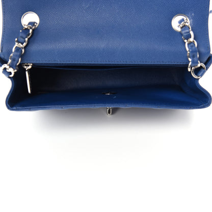 Chanel Caviar Quilted Mini Rectangular Flap Blue 5 of 12