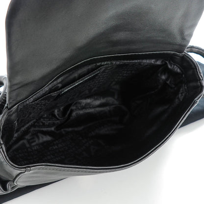 Chanel Lambskin Pleated CC Hobo Black 4 of 6