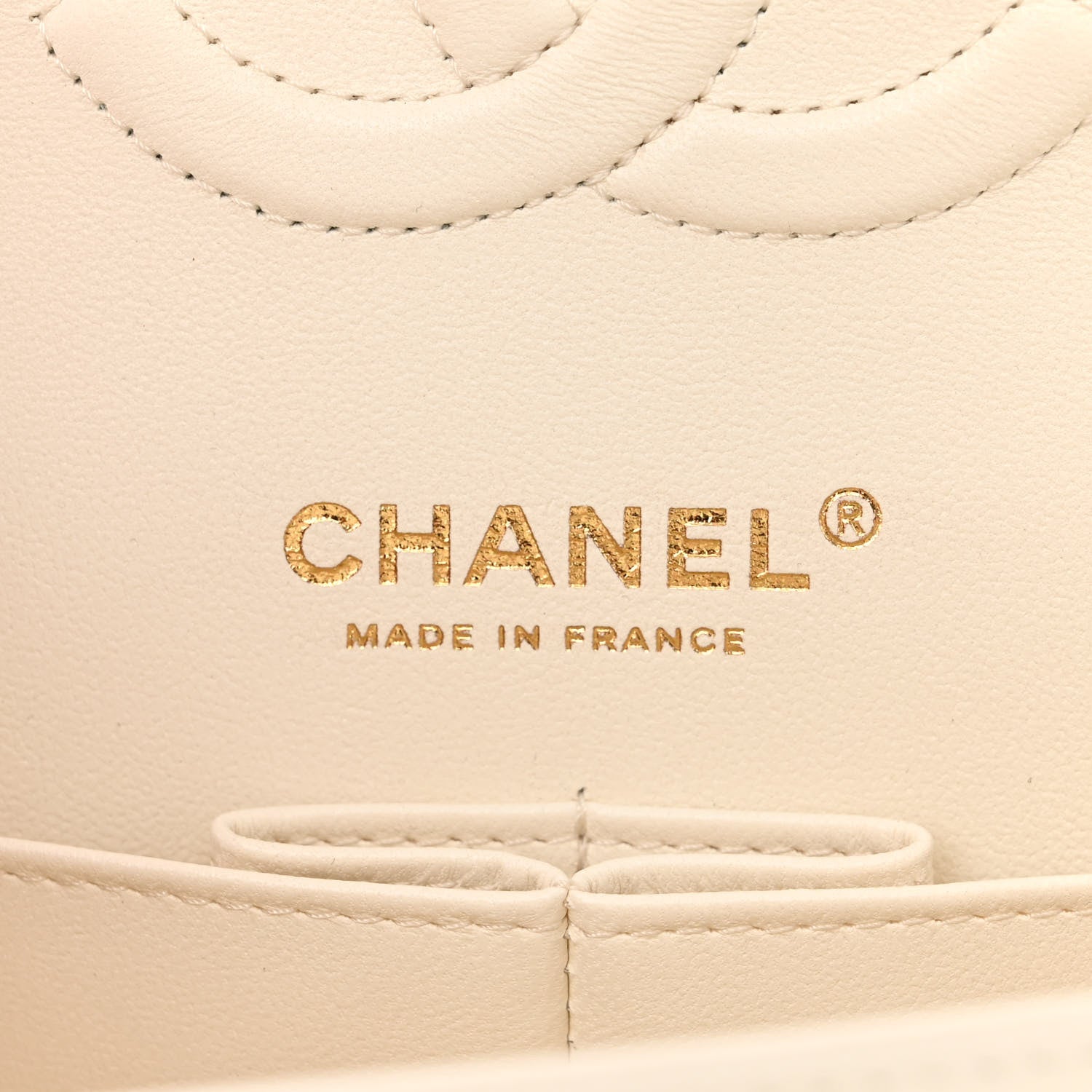 Chanel Caviar Quilted Medium Double Flap White 6 of 11