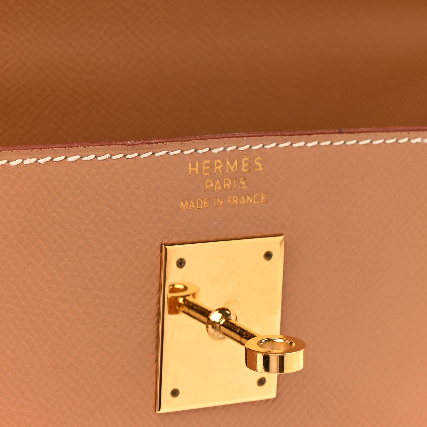 Hermes Courchevel Kelly Sellier 40 Tabac Camel 6 of 14