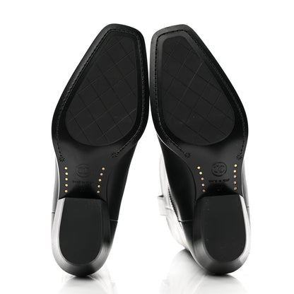 Chanel Calfskin CC High Boots 37 Black 5 of 10