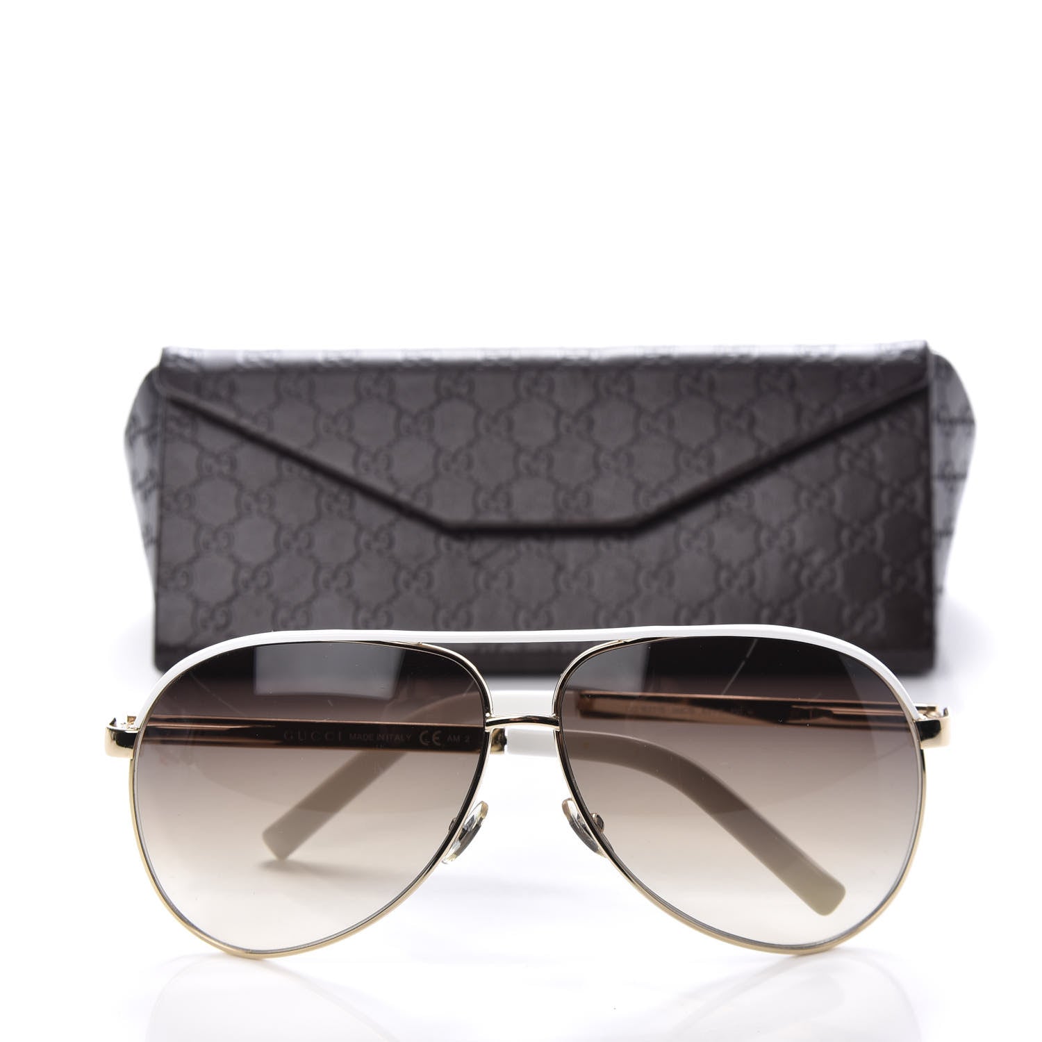 Gucci Aviator Sunglasses GG 1827/S White Gold 7 of 7