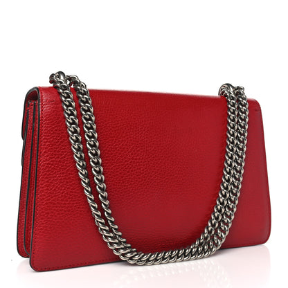 Gucci Dollar Calfskin Swarovski Crystal Small Dionysus Shoulder Bag Hibiscus Red 3 of 10