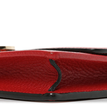 Gucci Dollar Calfskin Interlocking G Chain Wallet Red 10 of 10