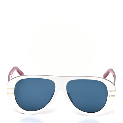 Christian Dior Acetate Diorsignature A2U DiorAlps White Red Blue 2 of 10