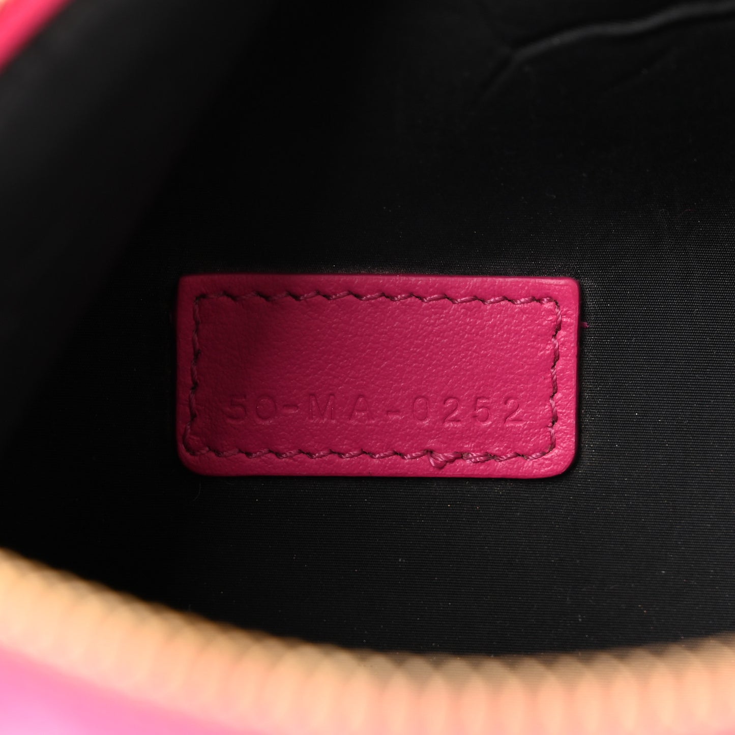 Canvas De Jouy Diortravel Nomad Pouch Pink