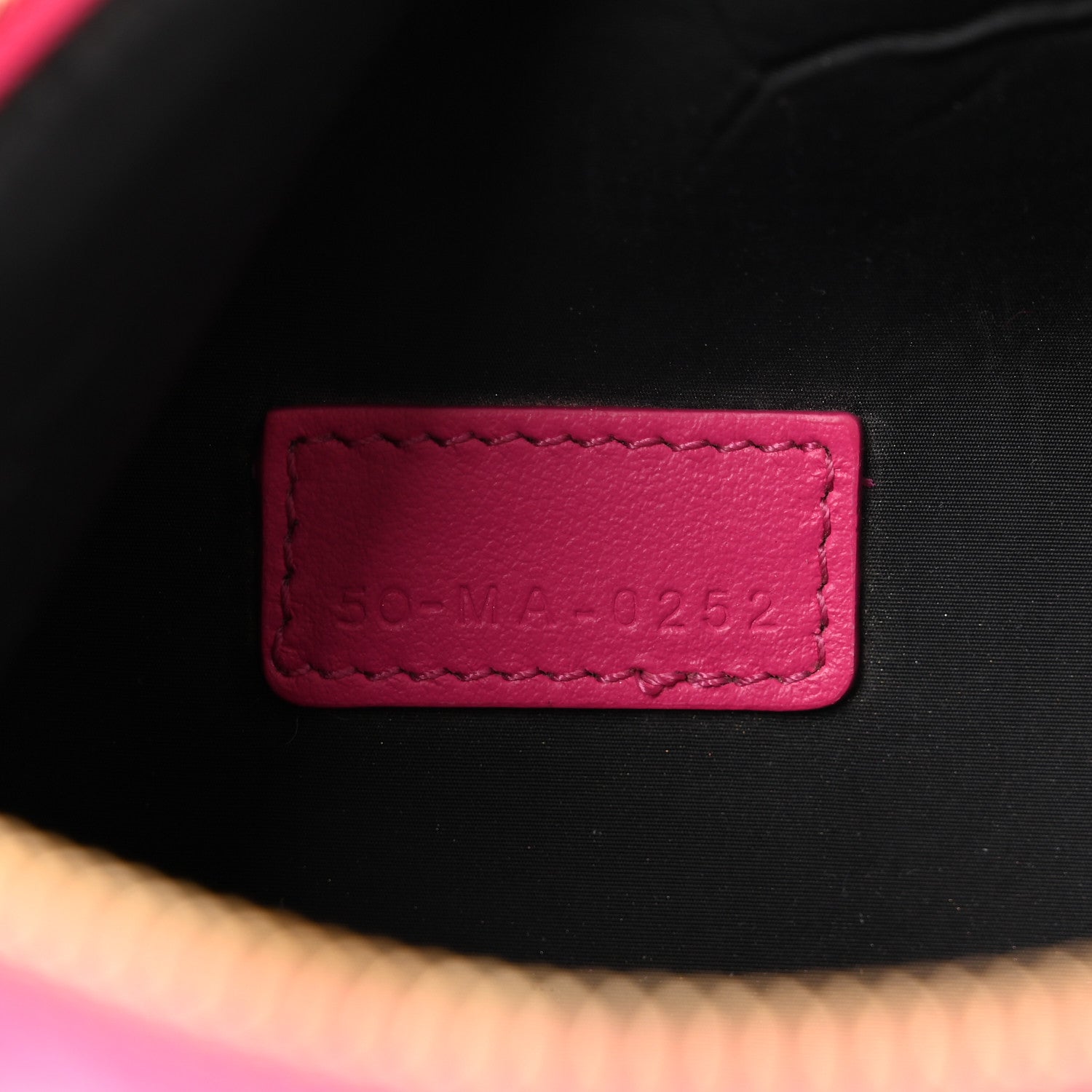 Christian Dior Canvas De Jouy Diortravel Nomad Pouch Pink 7 of 7