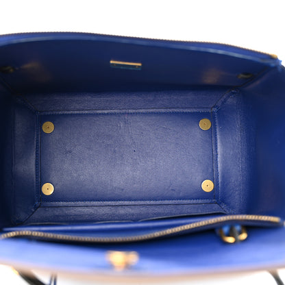 Celine Elephant Calfskin Mini Tri-Color Belt Bag Indigo 5 of 16