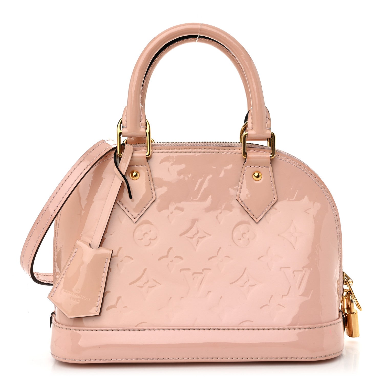 Louis Vuitton Vernis Alma BB Rose Ballerine 1 of 10
