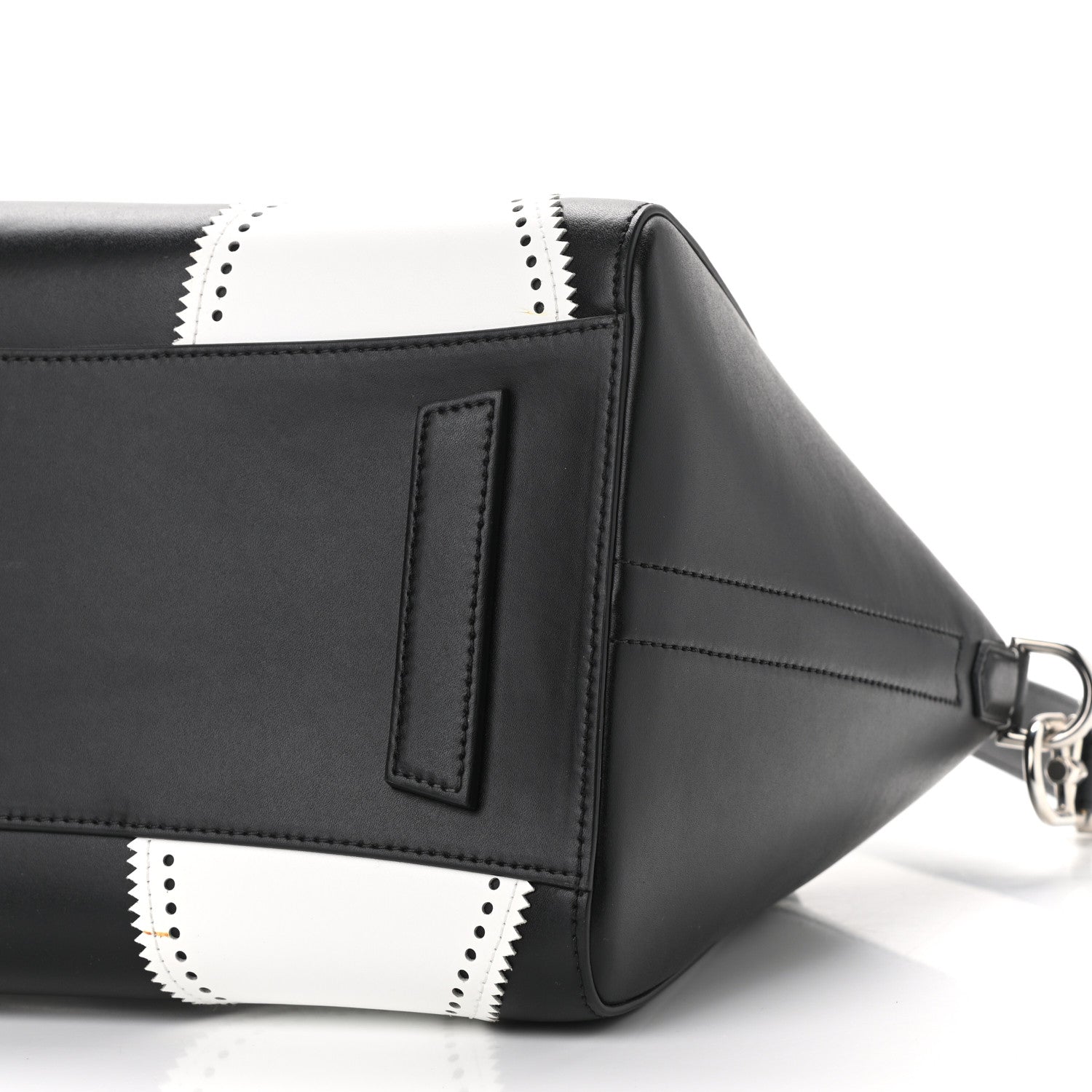 Givenchy Calfskin Brogue Medium Antigona Black White 10 of 11