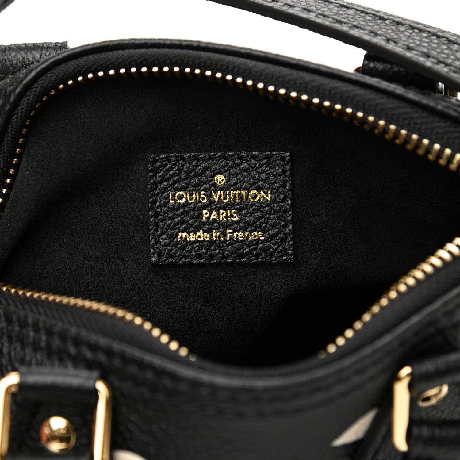 Louis Vuitton Empreinte Monogram Giant Nano Speedy Black Beige 5 of 6