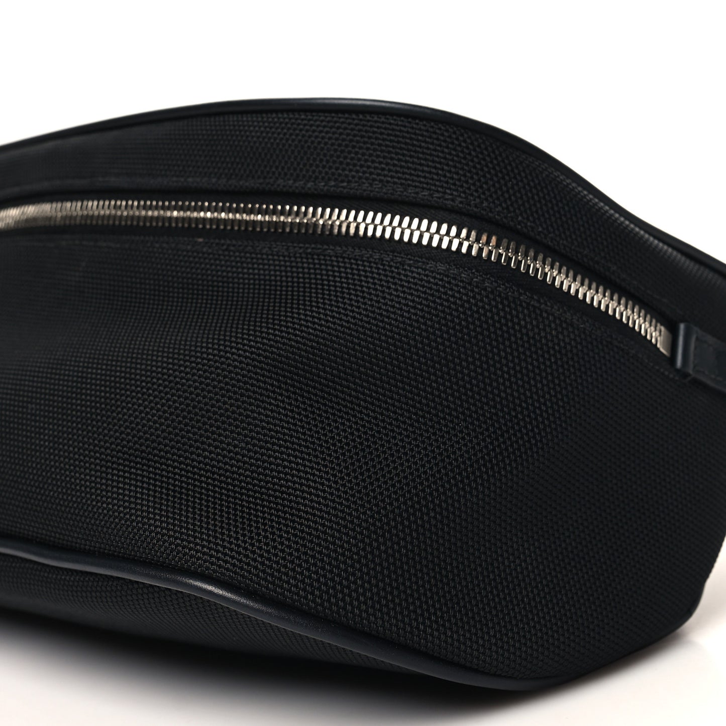 Techno Canvas Web Large Belt Bag Black