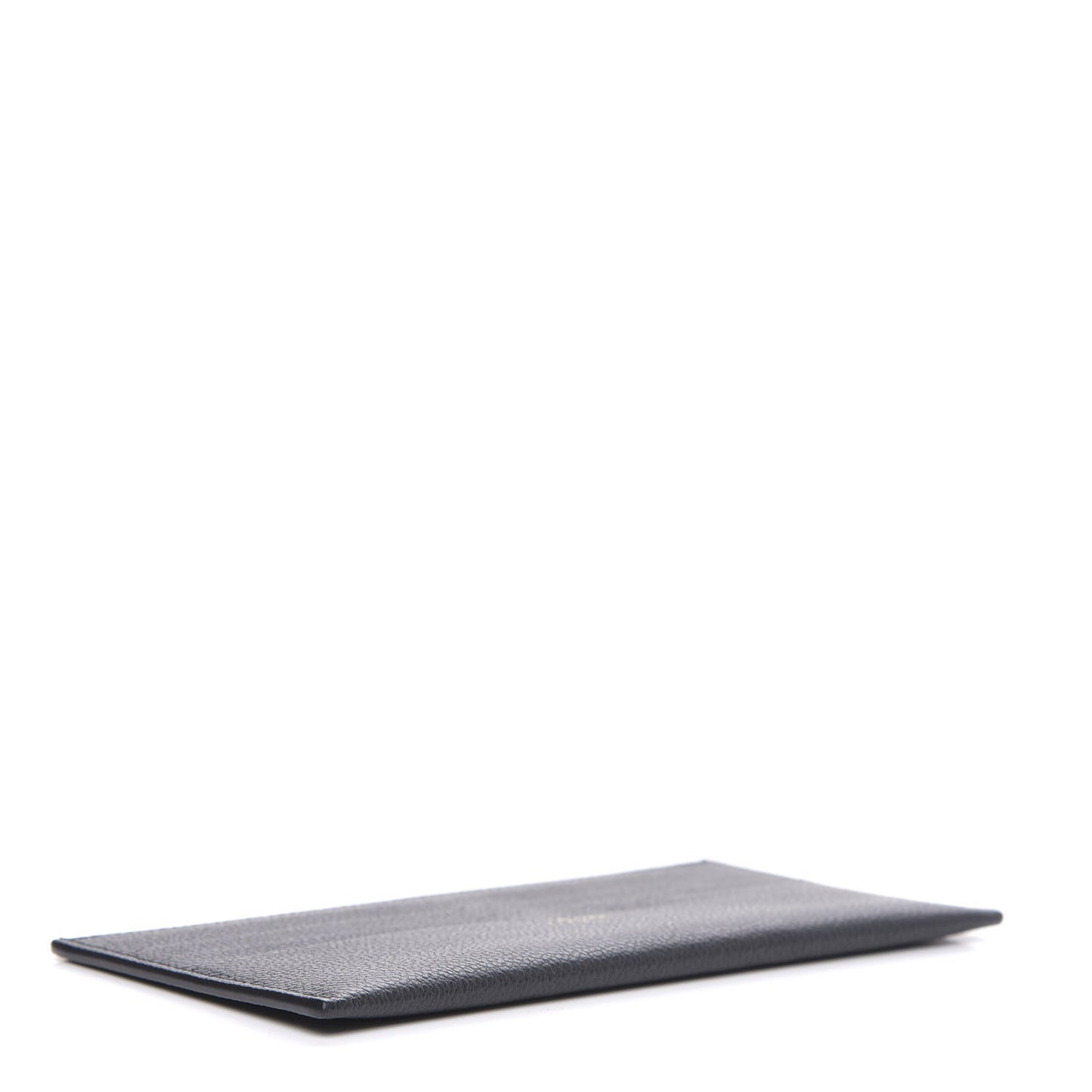 Calfskin Felicie Chain Wallet Card Holder Insert Black