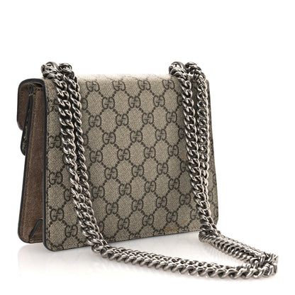 Gucci GG Supreme Monogram Mini Dionysus Shoulder Bag Taupe 3 of 11