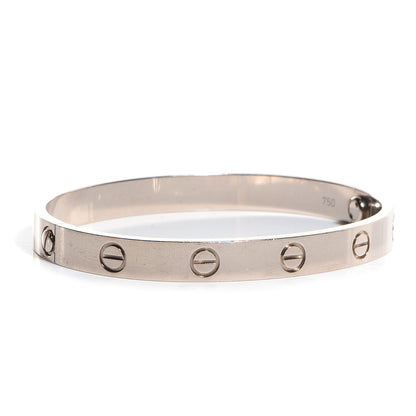 Cartier 18K White Gold LOVE Bracelet 16 3 of 6