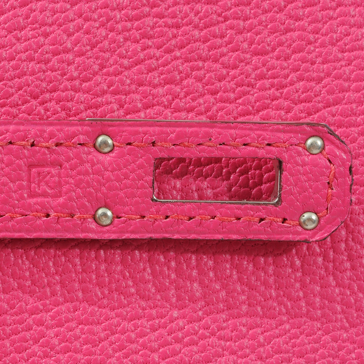 Chevre Mysore Kelly Compact Wallet Rose Tyrien