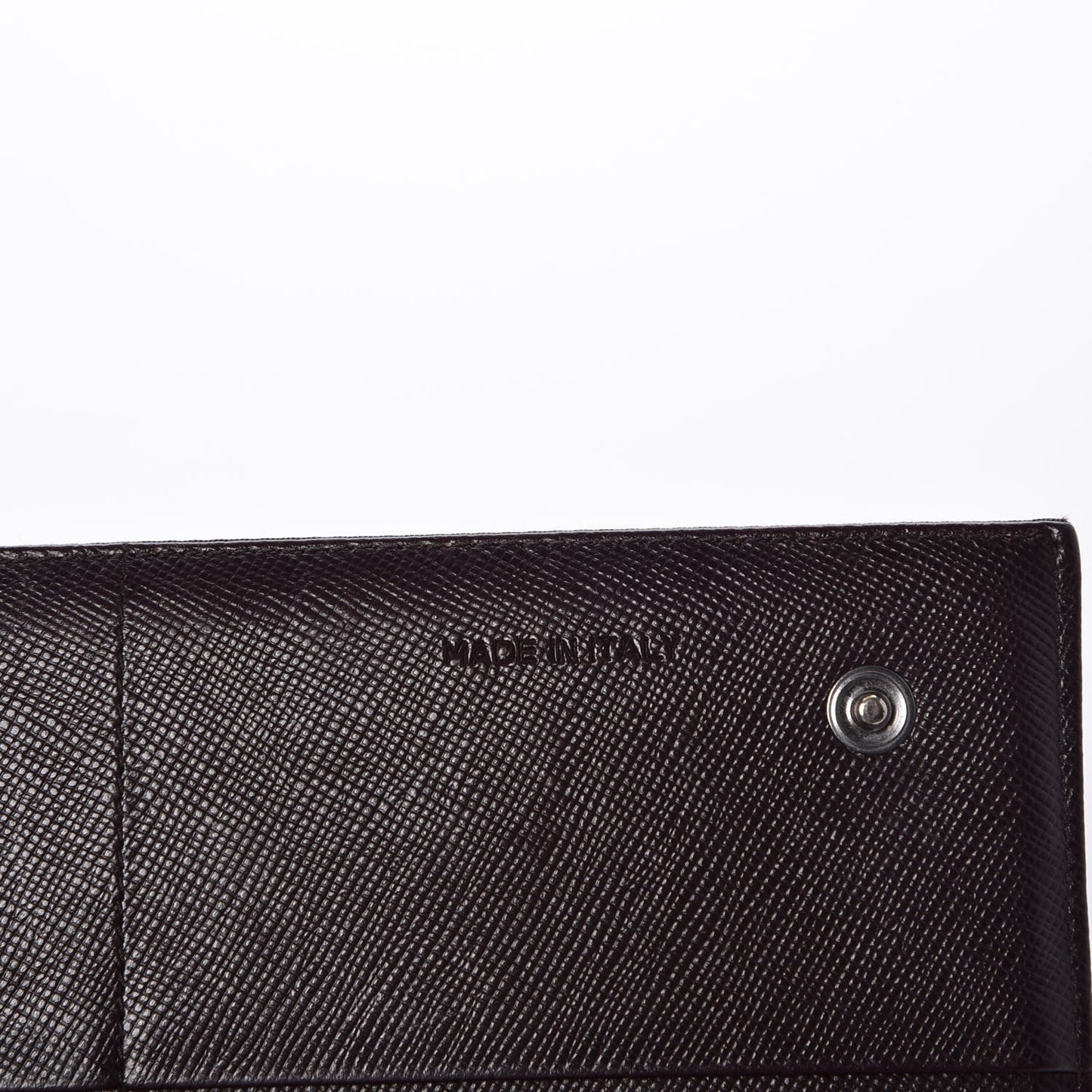 Tessuto Nylon Continental Flap Wallet Ebano
