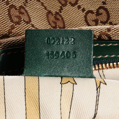 Gucci Monogram Biba Hobo Green 7 of 7