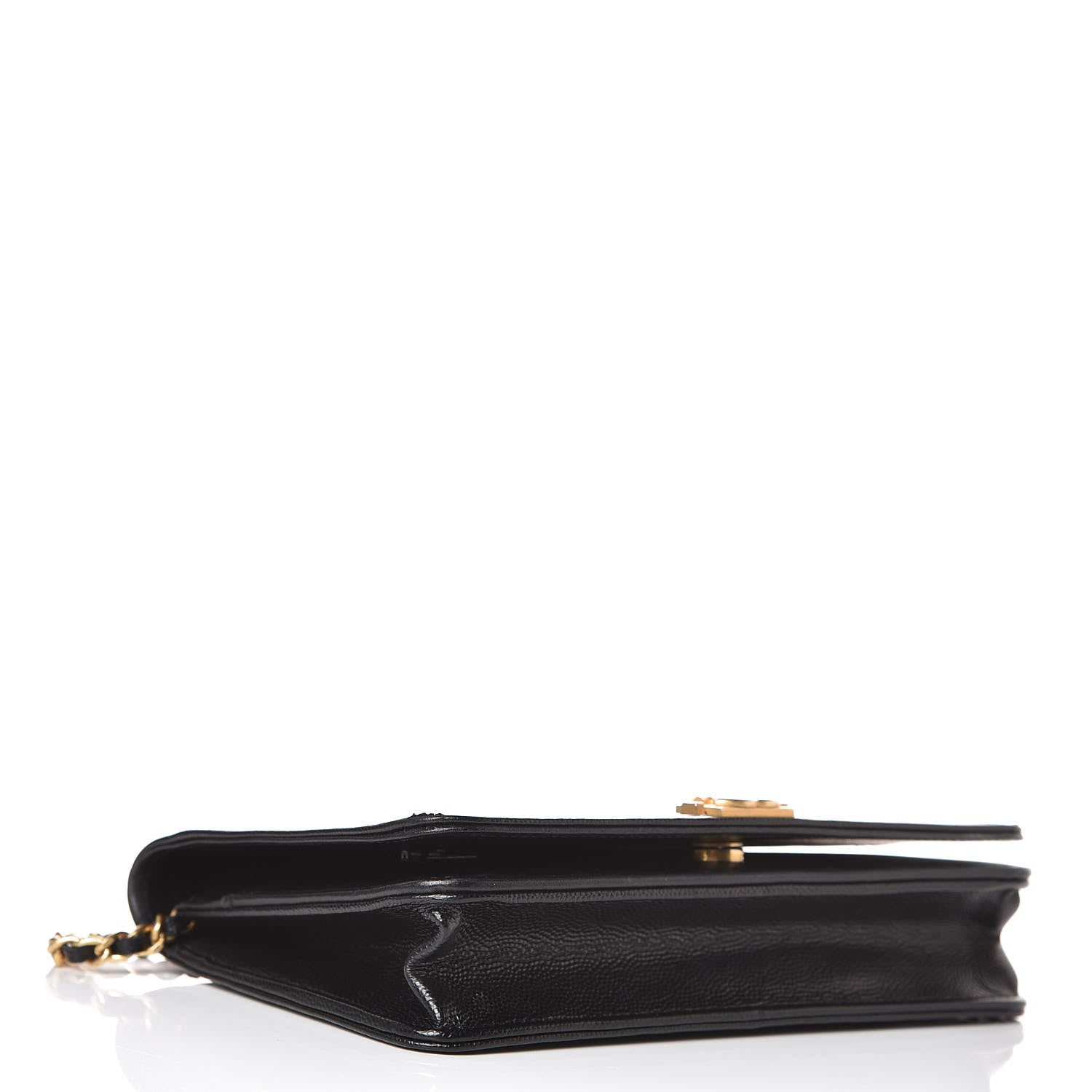 Chanel Caviar Quilted Boy Wallet On Chain WOC Black 4 of 13
