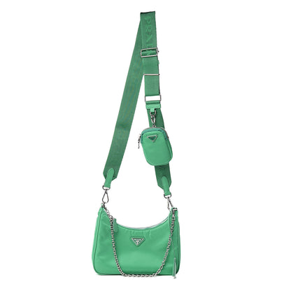 Prada Nylon Re-Edition 2005 Shoulder Bag Menta 1 of 9