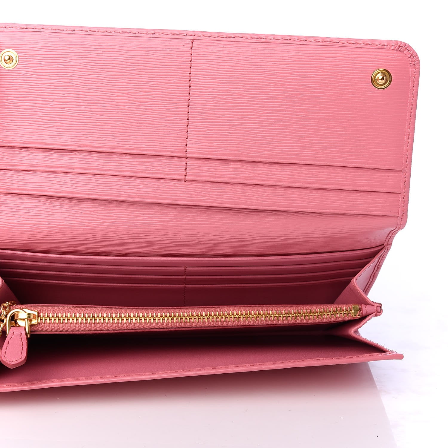 Prada Vitello Move Continental Flap Travel Wallet Geranio 6 of 9