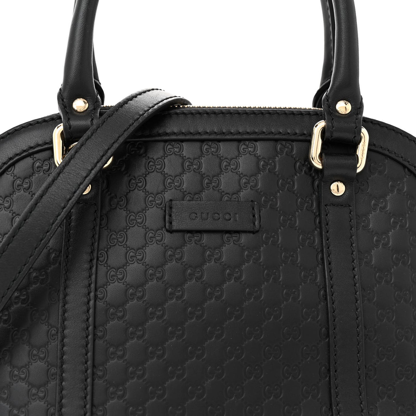 Microguccissima Mini Dome Bag Black