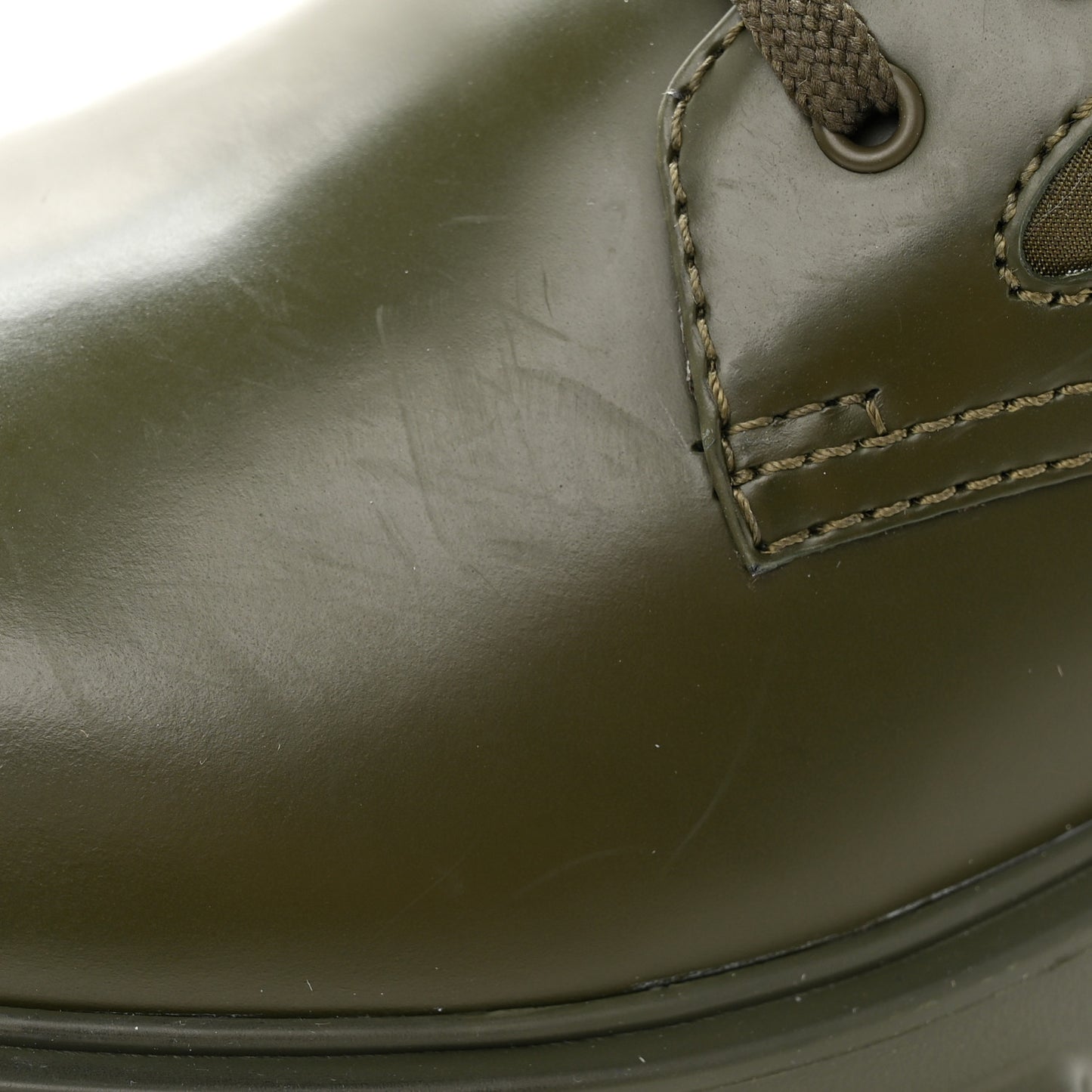 Spazzolato Rois Re-Nylon Metal Triangle Logo Monolith Pouch Pocket 60mm Combat Boots 37.5 Militare