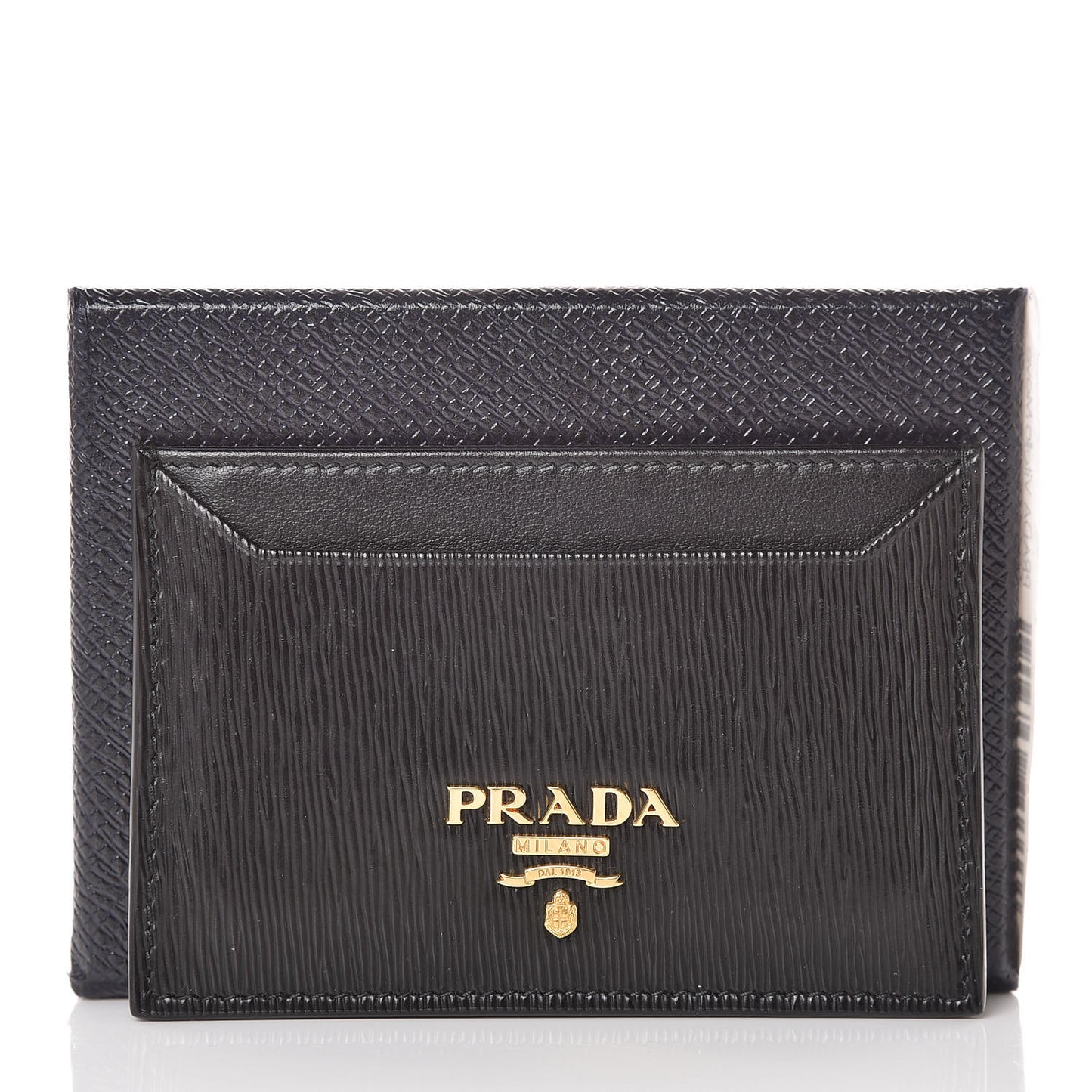Vitello Move Metal Card Case Black