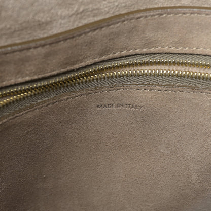 Celine Soft Grained Calfskin Sangle Bucket Bag Taupe 7 of 9