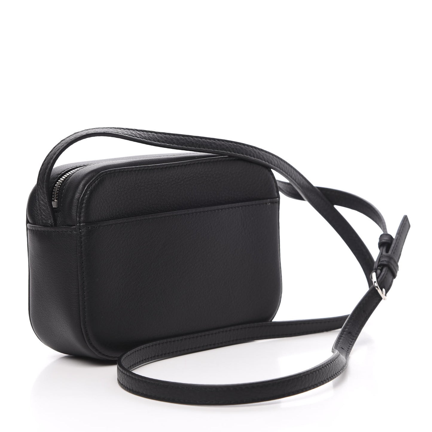 Calfskin Logo XS Everyday Camera Bag Black