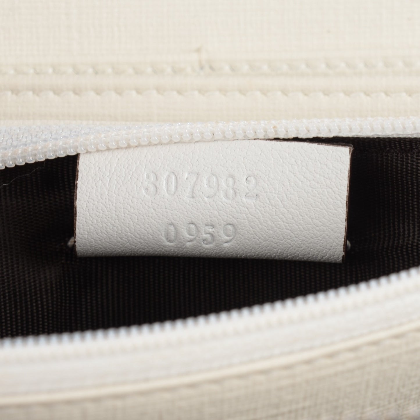 Micro GG Supreme Stars GG Pierce Zip Around Wallet White