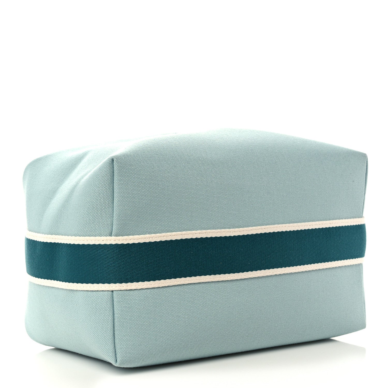 Hermes Canvas Large Bride-A-Brac Pouch Eucalyptus 4 of 12