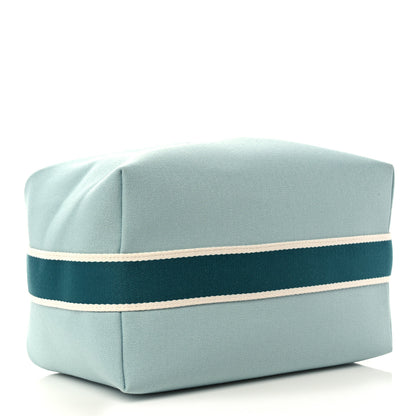 Hermes Canvas Large Bride-A-Brac Pouch Eucalyptus 4 of 12