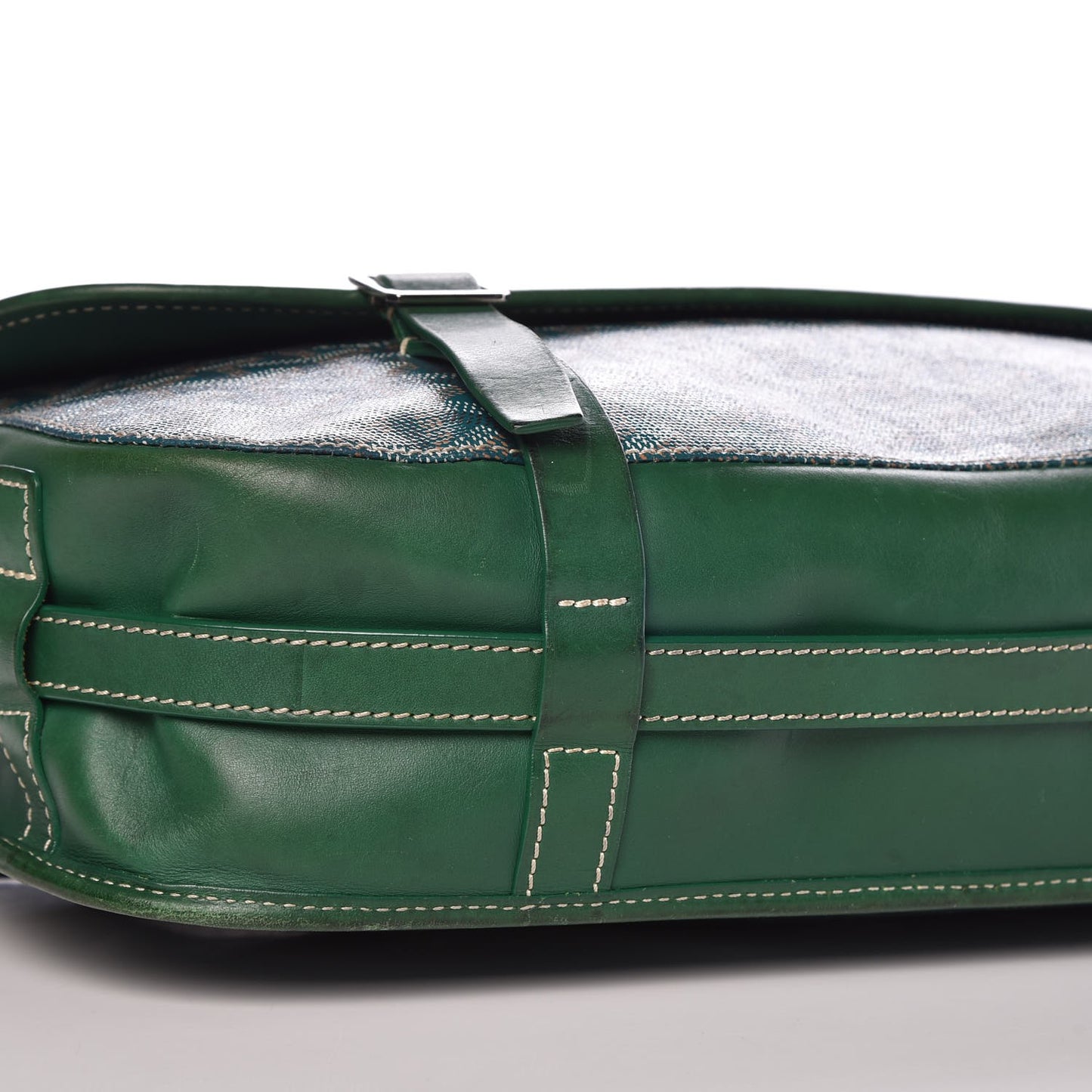 Goyardine Belvedere GM Messenger Bag Green