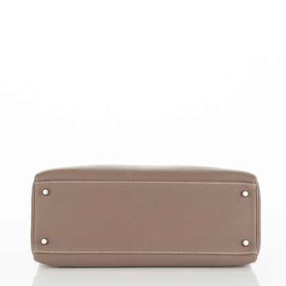 Hermes Togo Kelly Retourne 35 Etoupe 6 of 25