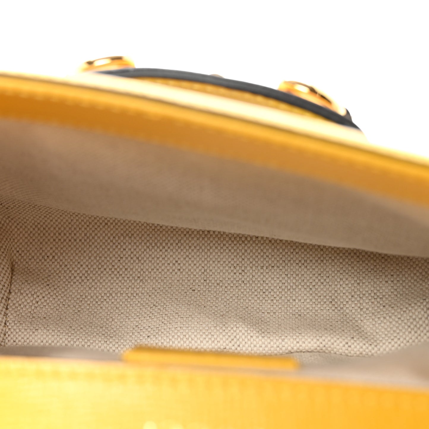 Azalea Calfskin GG Monogram Bi-Color Debossed Mini Horsebit 1955 Shoulder Bag Dusty Azure Stone Topaz Deep Orange