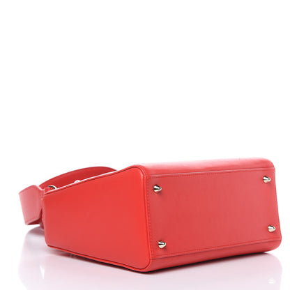 Christian Dior Calfskin Niki De Saint Phalle Medium Supple Lady Dior Red 4 of 12